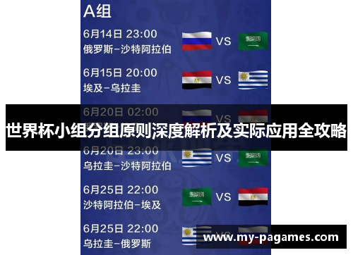 世界杯小组分组原则深度解析及实际应用全攻略